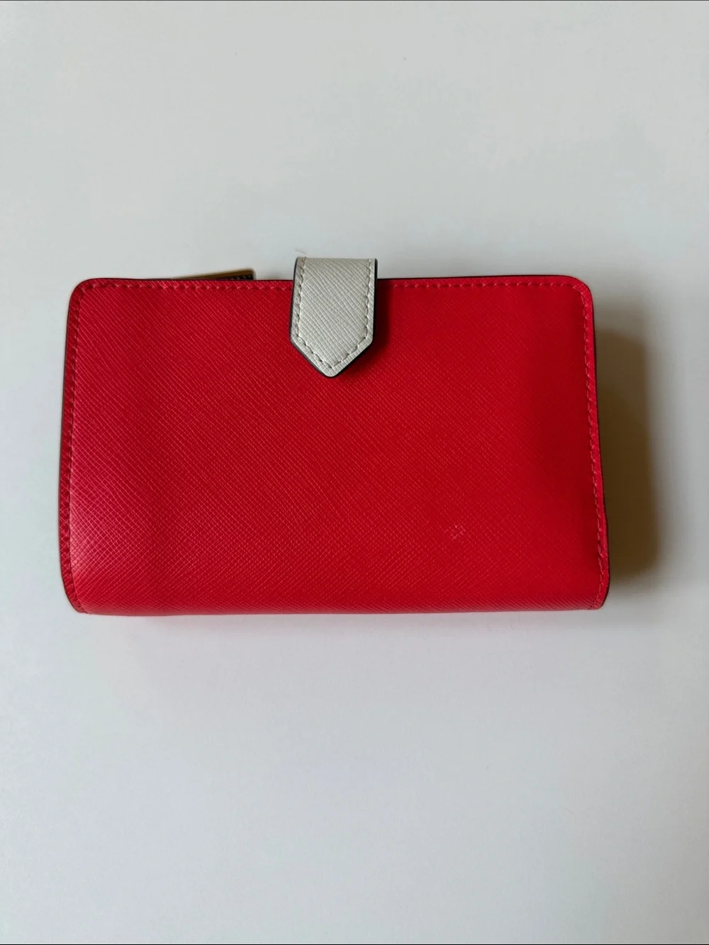 Kate Spade Staci Colorblock Saffiano Leather Medium Compact Bifold Wallet